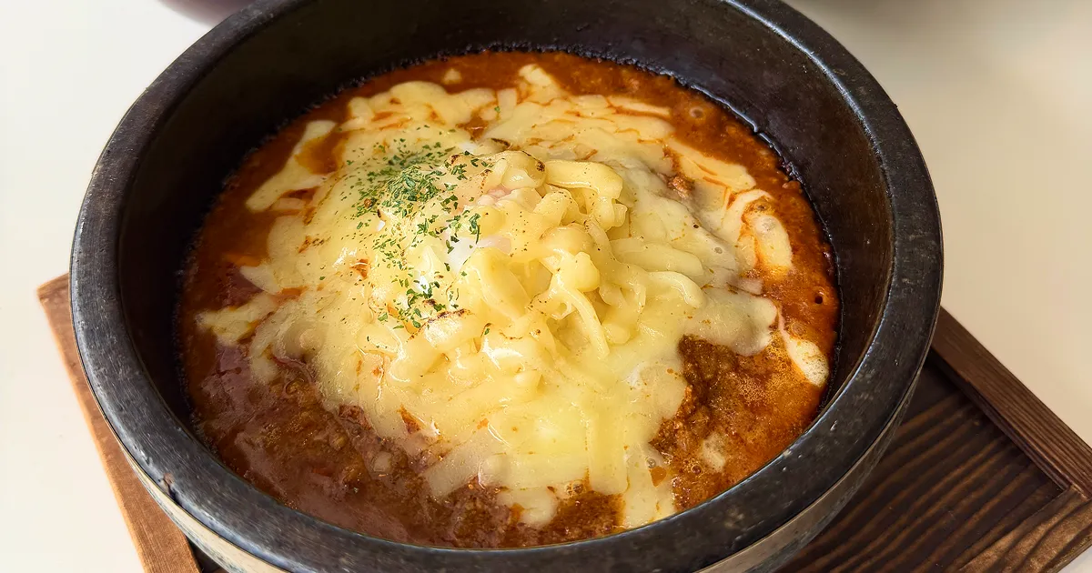 レストハウス オリオンの石焼きキーマカレー