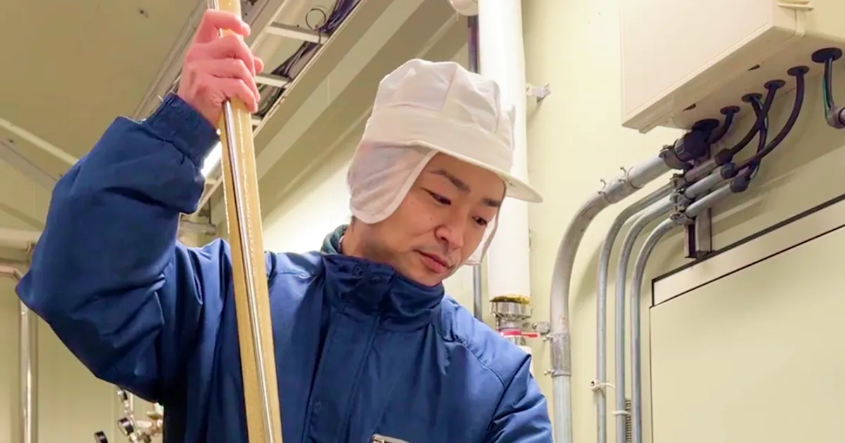 白瀧酒造の職人さん