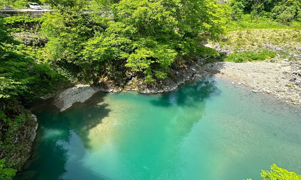 秋山郷「猿飛橋」